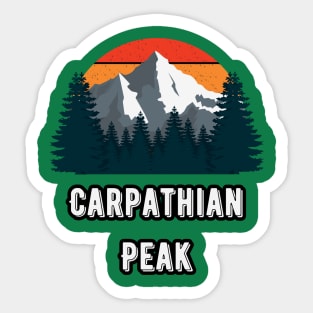 Carpathian Peak Sticker